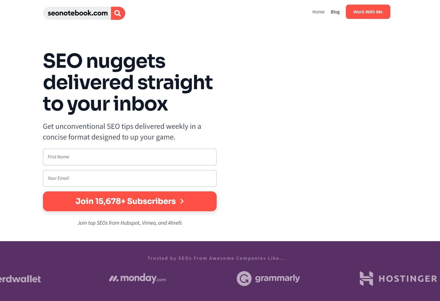 seo notebook